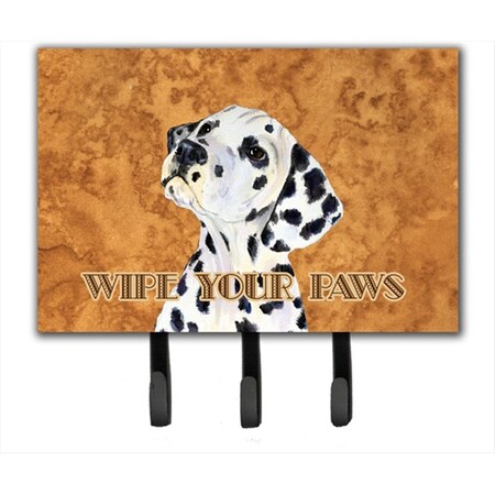 Carolines Treasures 6 x 9 in. Dalmatian Wipe Your Paws Leash or Key Holder SS4892TH68